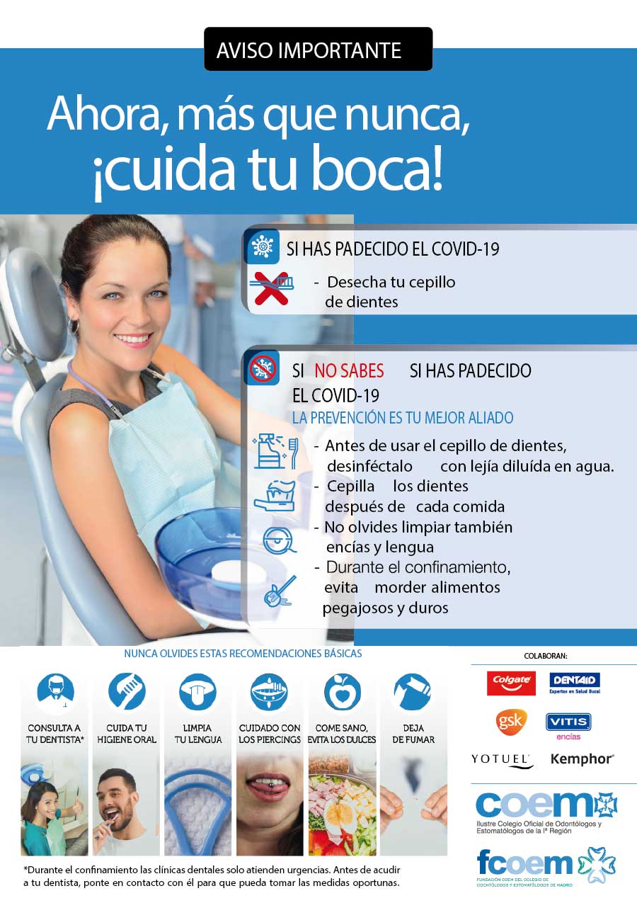 Higiene dental COVID