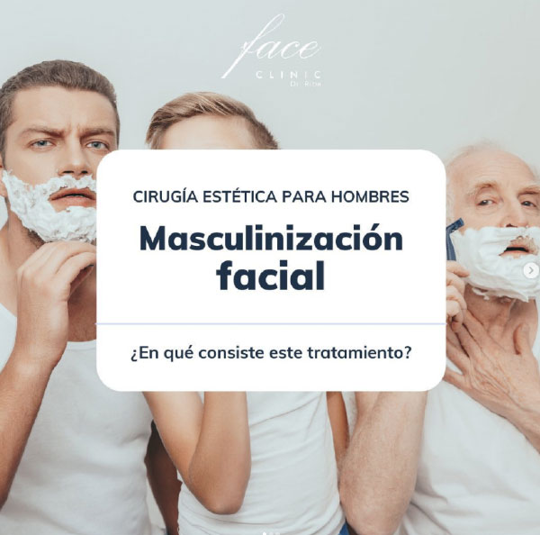 Masculinización Facial tratamientos
